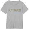 imageStar Wars ObiWan Kenobi Series Logo TShirtHeather Grey
