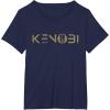 imageStar Wars ObiWan Kenobi Series Logo TShirtNavy Blue