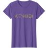 imageStar Wars ObiWan Kenobi Series Logo TShirtPurple Heather