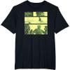 imageStar Wars The Book Of Boba Fett Sand Creature Fight Panels TShirtBlack
