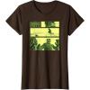 imageStar Wars The Book Of Boba Fett Sand Creature Fight Panels TShirtBrown