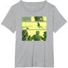 imageStar Wars The Book Of Boba Fett Sand Creature Fight Panels TShirtHeather Grey