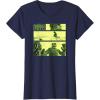 imageStar Wars The Book Of Boba Fett Sand Creature Fight Panels TShirtNavy Blue