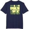 imageStar Wars The Book Of Boba Fett Sand Creature Fight Panels TShirtNavy Blue