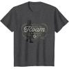 imageStar Wars The Book of Boba Fett Built to Roam the Galaxy TShirtDark Heather Grey