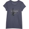 imageStar Wars The Book of Boba Fett Built to Roam the Galaxy TShirtHeather Blue