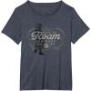 imageStar Wars The Book of Boba Fett Built to Roam the Galaxy TShirtHeather Blue