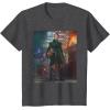 imageStar Wars The Book of Boba Fett Fennec Shand Portrait TShirtDark Heather Grey