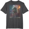 imageStar Wars The Book of Boba Fett Fennec Shand Portrait TShirtDark Heather Grey
