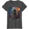 imageStar Wars The Book of Boba Fett Fennec Shand Portrait TShirtDark Heather Grey