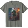 imageStar Wars The Book of Boba Fett Fennec Shand Portrait TShirtOlive Heather