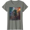 imageStar Wars The Book of Boba Fett Fennec Shand Portrait TShirtOlive Heather