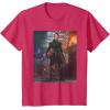 imageStar Wars The Book of Boba Fett Fennec Shand Portrait TShirtRed Heather