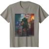 imageStar Wars The Book of Boba Fett Fennec Shand Portrait TShirtSlate Grey