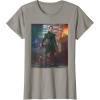 imageStar Wars The Book of Boba Fett Fennec Shand Portrait TShirtSlate Grey