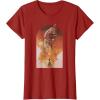 imageStar Wars The Book of Boba Fett Ship Tatooine TShirtCranberry Red