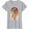 imageStar Wars The Book of Boba Fett Ship Tatooine TShirtHeather Grey