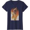 imageStar Wars The Book of Boba Fett Ship Tatooine TShirtNavy Blue