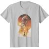 imageStar Wars The Book of Boba Fett Ship Tatooine TShirtSilver Grey