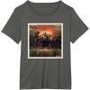 imageStar Wars The Book of Boba Fett and Fennec Shand Polaroid TShirtAsphalt Grey