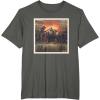imageStar Wars The Book of Boba Fett and Fennec Shand Polaroid TShirtAsphalt Grey