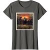 imageStar Wars The Book of Boba Fett and Fennec Shand Polaroid TShirtAsphalt Grey
