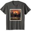 imageStar Wars The Book of Boba Fett and Fennec Shand Polaroid TShirtAsphalt Grey