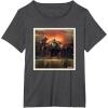 imageStar Wars The Book of Boba Fett and Fennec Shand Polaroid TShirtDark Heather Grey