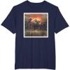 imageStar Wars The Book of Boba Fett and Fennec Shand Polaroid TShirtNavy Blue