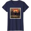 imageStar Wars The Book of Boba Fett and Fennec Shand Polaroid TShirtNavy Blue