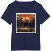 imageStar Wars The Book of Boba Fett and Fennec Shand Polaroid TShirtNavy Blue