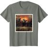 imageStar Wars The Book of Boba Fett and Fennec Shand Polaroid TShirtOlive Heather