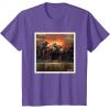 imageStar Wars The Book of Boba Fett and Fennec Shand Polaroid TShirtPurple Heather