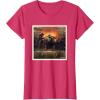 imageStar Wars The Book of Boba Fett and Fennec Shand Polaroid TShirtRed Heather