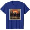 imageStar Wars The Book of Boba Fett and Fennec Shand Polaroid TShirtRoyal Blue