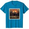 imageStar Wars The Book of Boba Fett and Fennec Shand Polaroid TShirtSapphire Blue