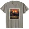 imageStar Wars The Book of Boba Fett and Fennec Shand Polaroid TShirtSlate Grey