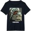 imageStar Wars The Mandalorian Ahsoka ampamp The Child I Sense Fear TShirtBlack