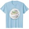 imageStar Wars The Mandalorian The Child Cutest In The Galaxy TShirtBaby Blue