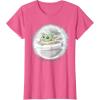 imageStar Wars The Mandalorian The Child Cutest In The Galaxy TShirtPink Heather