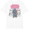imageStar Wars Vader Stormtroopers Cute Cartoon Graphic TShirt TShirtWhite
