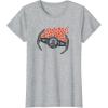 imageStar Wars Valentines Day Hearts Darth Vader TIE Fighter TShirtHeather Grey