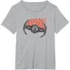 imageStar Wars Valentines Day Hearts Darth Vader TIE Fighter TShirtHeather Grey