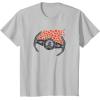 imageStar Wars Valentines Day Hearts Darth Vader TIE Fighter TShirtSilver Grey