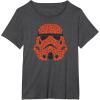 imageStar Wars Valentines Day Stormtrooper Hearts TShirtDark Heather Grey