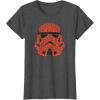 imageStar Wars Valentines Day Stormtrooper Hearts TShirtDark Heather Grey