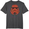 imageStar Wars Valentines Day Stormtrooper Hearts TShirtDark Heather Grey