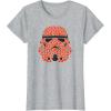imageStar Wars Valentines Day Stormtrooper Hearts TShirtHeather Grey