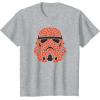 imageStar Wars Valentines Day Stormtrooper Hearts TShirtHeather Grey