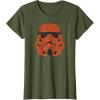 imageStar Wars Valentines Day Stormtrooper Hearts TShirtOlive Green